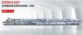 全伺服高速泡罩枕包装盒一体机